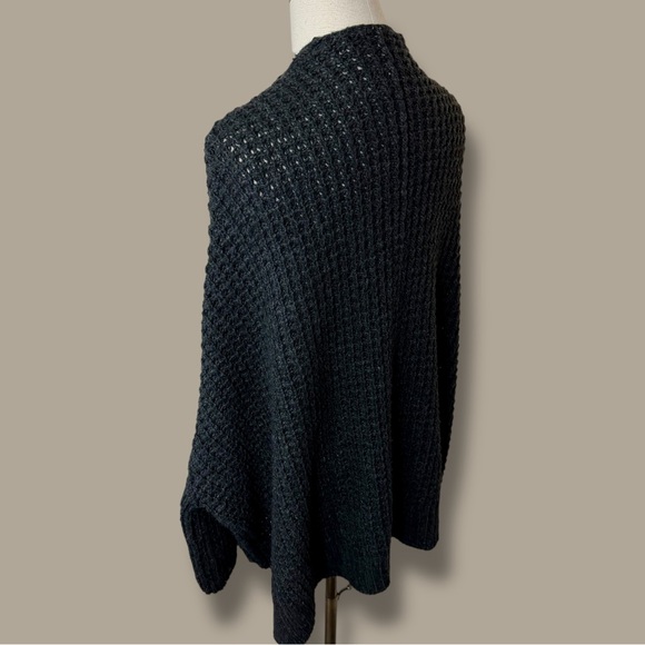 Free People ‘Breeze’ Chunky Wool-Blend Cardigan in Charcoal Gray Size Medium - Picture 10 of 16